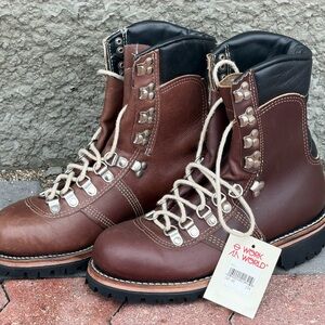 Matterhorn Steel Toe Work Boots Women’s 5.5 Deadstock Goodyear Welt Vibram Sole